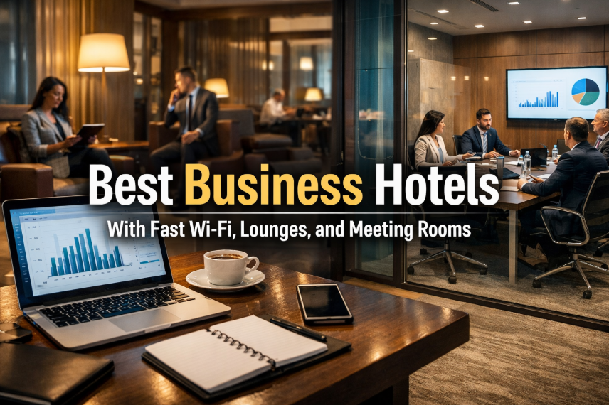 Best Business Hotels With Fast Wi-Fi, Lounges, and Meeting Rooms