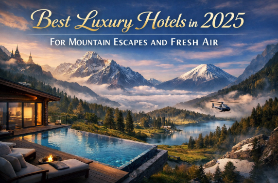 Best Luxury Hotels in 2025 for Mountain Escapes and Fresh Air