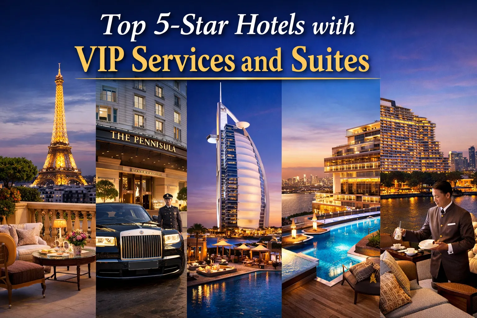 Top 5-Star Hotels with VIP Services and Suites