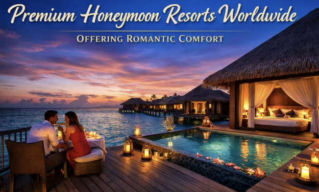 Premium Honeymoon Resorts Worldwide Offering Romantic